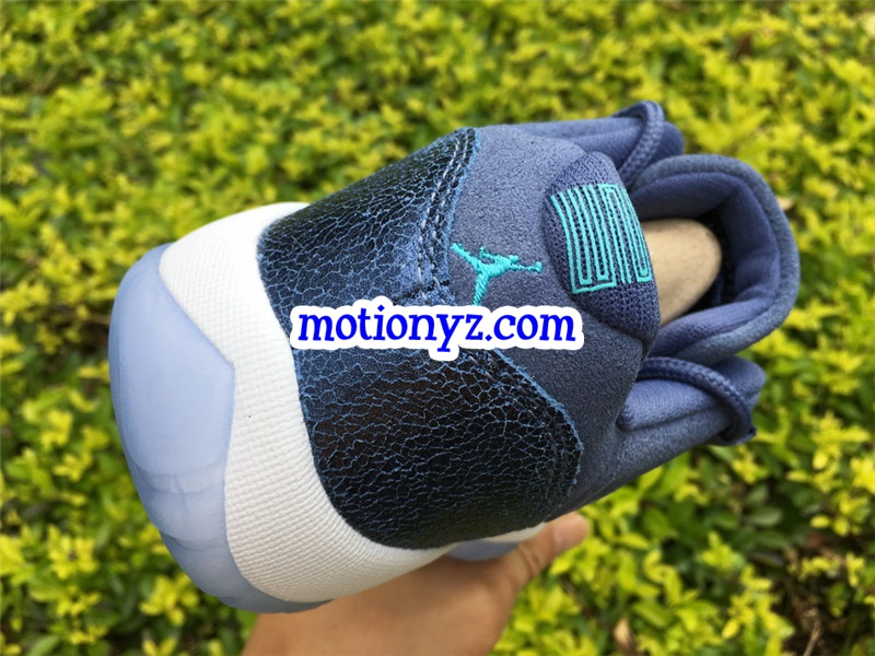 Authentic Air Jordan 11 Low GS Blue Moon